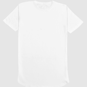 Men's Longline curved Tshirt